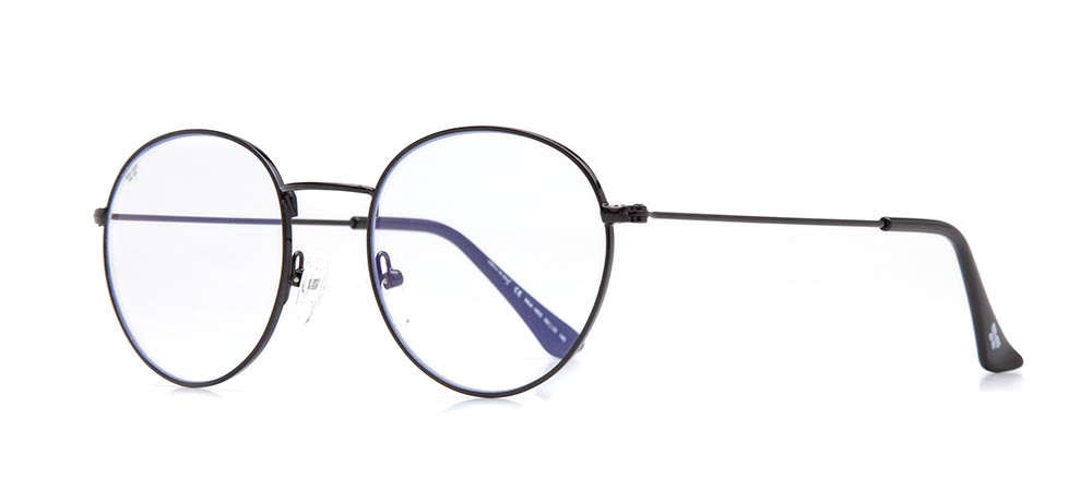 OLİVEWİNG Eyeglasses Teenage,Adult Man,Woman,Unisex Round Full-Rimmed Metal Bluecut OLW 1855-C.06